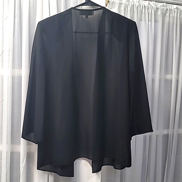 Sheer open front beaded embellished "jacket" - Picture 5 of 11